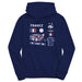 France National Team Youth Navy Pullover Cotton Hoodie