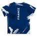 France National Team Paint Brush Boys Game Day Navy Short Sleeve Tee - Vive La Fête - Online Apparel Store