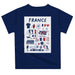 France National Team Impressions Artwork Boys Short Sleeve Tee - Vive La Fête - Online Apparel Store