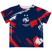 France National Team Impressions Artwork Boys Navy Short Sleeve Tee