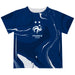 France National Team Marble Boys Game Day Navy Short Sleeve Tee