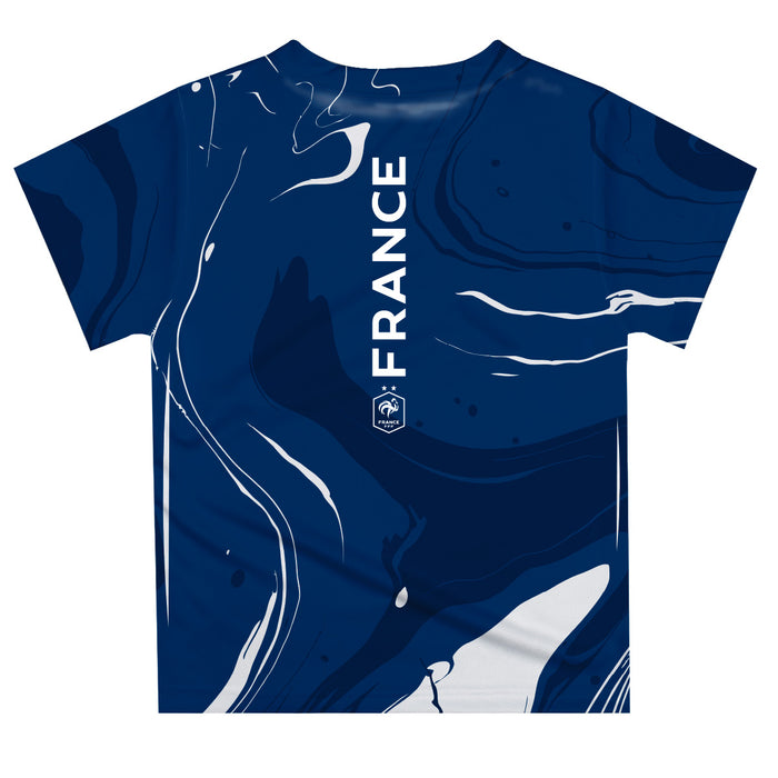 France National Team Marble Boys Game Day Navy Short Sleeve Tee - Vive La Fête - Online Apparel Store
