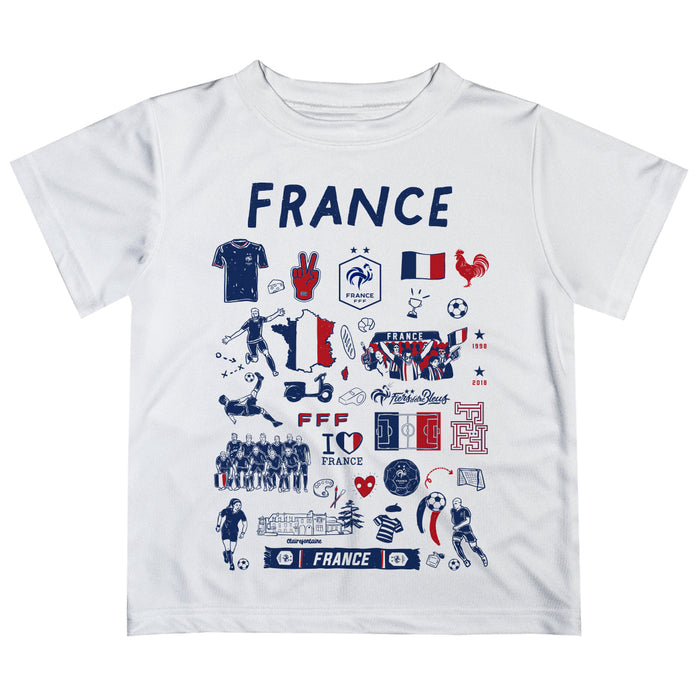 France National Team Front T-Shirt - White