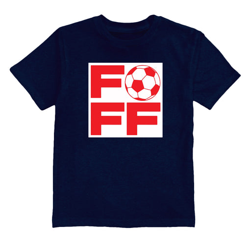 France National Team Front Cotton T-Shirt - Navy