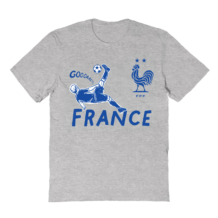 France National Team Impressions Artwork Grey Youth Cotton T-Shirt