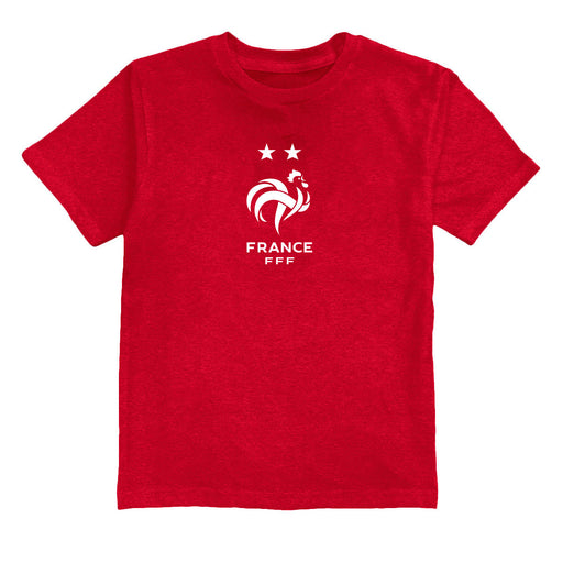 France National Team Front Cotton T-Shirt - Red