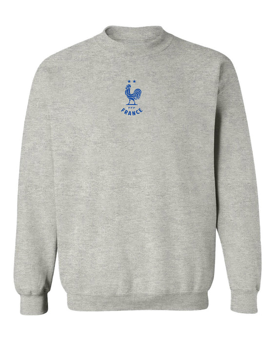 France National Team Vive La Fete Womens Cotton Crewneck Pullover Sweatshirt