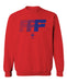 France National Team Womens Red Cotton Crewneck Pullover Sweatshirt