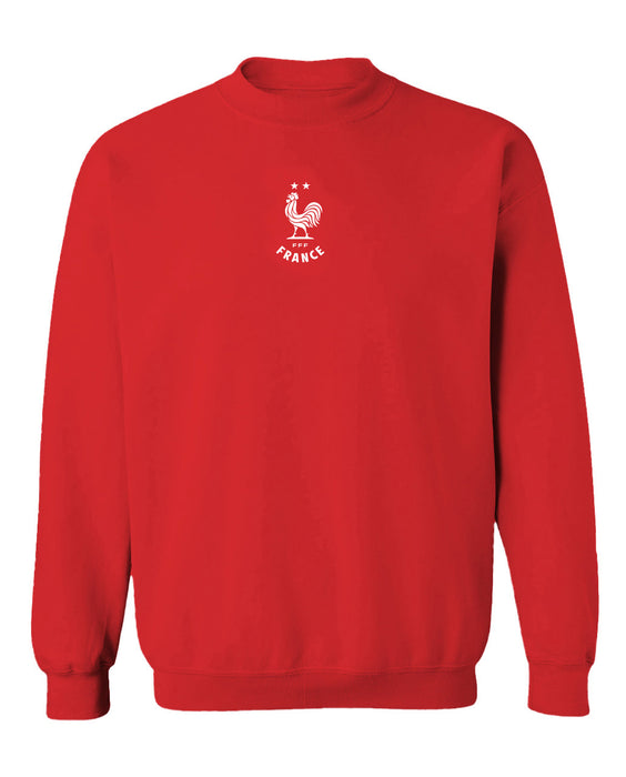 France National Team Vive La Fete Womens Cotton Crewneck Pullover Sweatshirt