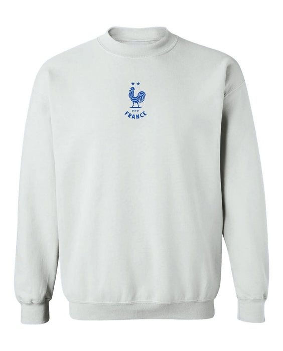 France National Team Vive La Fete Womens Cotton Crewneck Pullover Sweatshirt