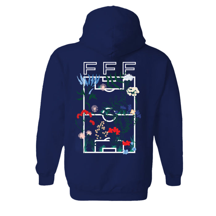 France National Team Womens Navy Cotton Pullover Hoodie - Vive La Fête - Online Apparel Store