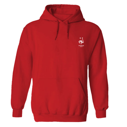 France National Team Womens Red Cotton Pullover Hoodie