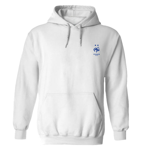 France National Team Womens White Cotton Pullover Hoodie