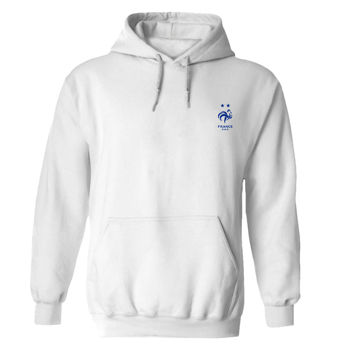 France National Team Womens White Cotton Pullover Hoodie