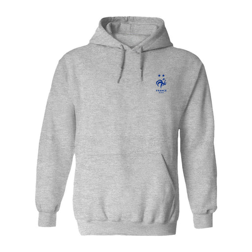 France National Team Womens Grey Cotton Pullover Hoodie