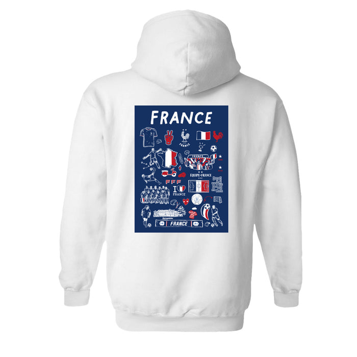 France National Team Womens Cotton Pullover Hoodie
