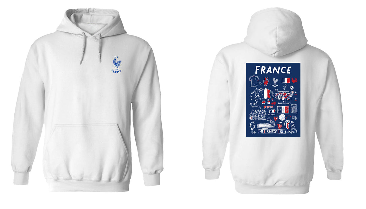 France National Team Womens Cotton Pullover Hoodie