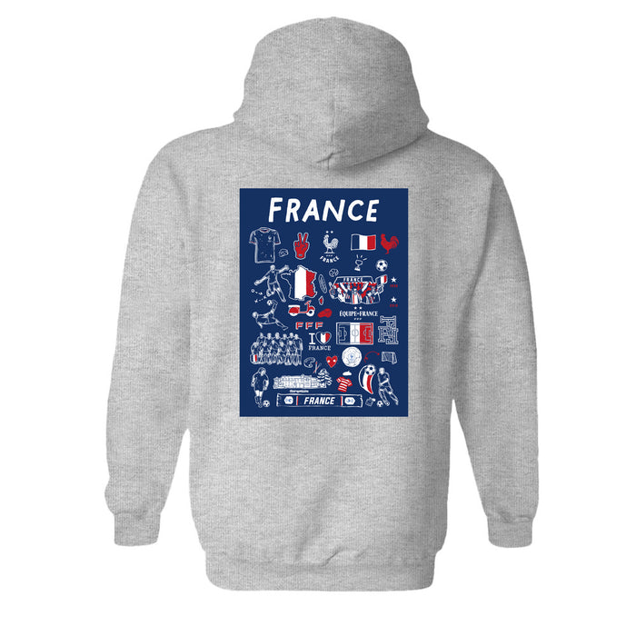 France National Team Womens Cotton Pullover Hoodie