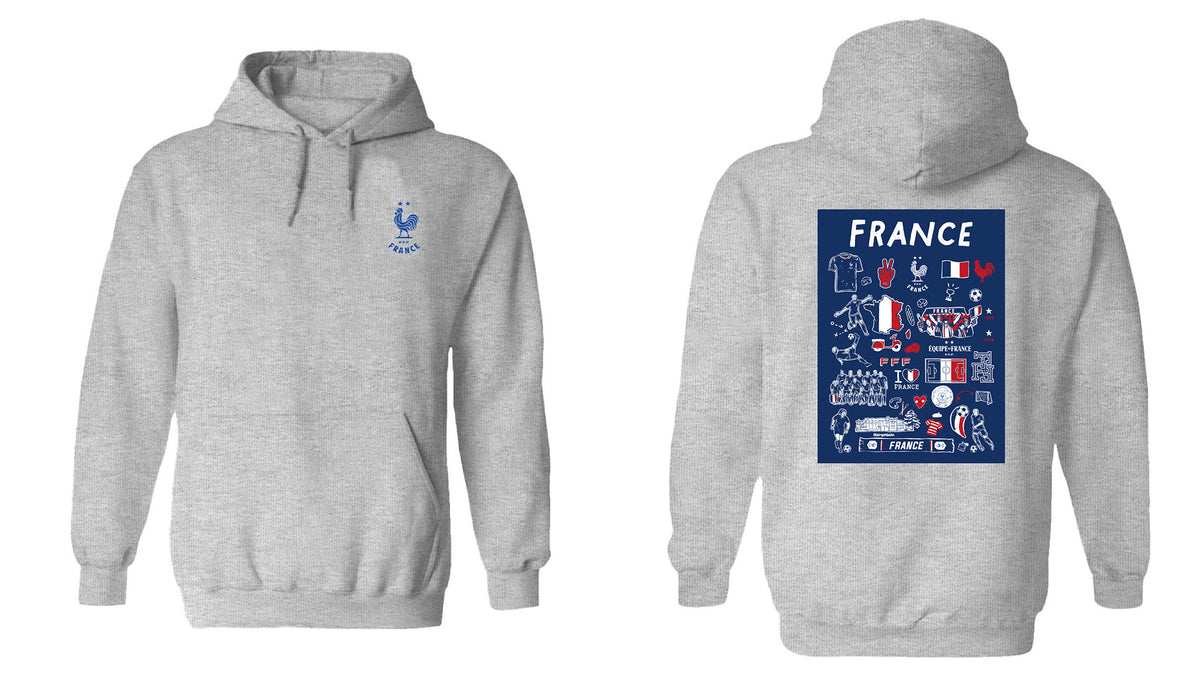 France National Team Womens Cotton Pullover Hoodie
