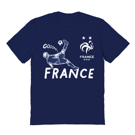 France National Team Womens Navy Cotton Tshirt