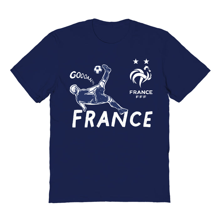 France National Team Womens Navy Cotton Tshirt