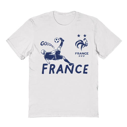 France National Team Womens White Cotton Tshirt