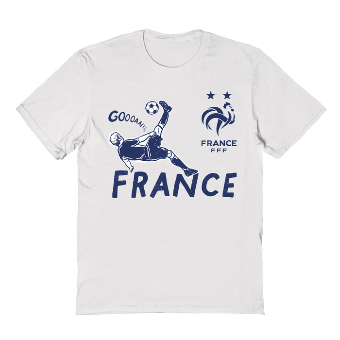 France National Team Womens White Cotton Tshirt