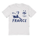 France National Team Womens White Cotton Tshirt