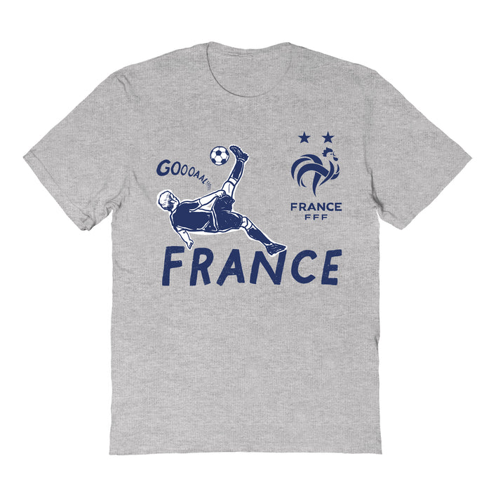 France National Team Womens Grey Cotton Tshirt
