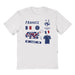 France National Team Womens White Cotton Tshirt