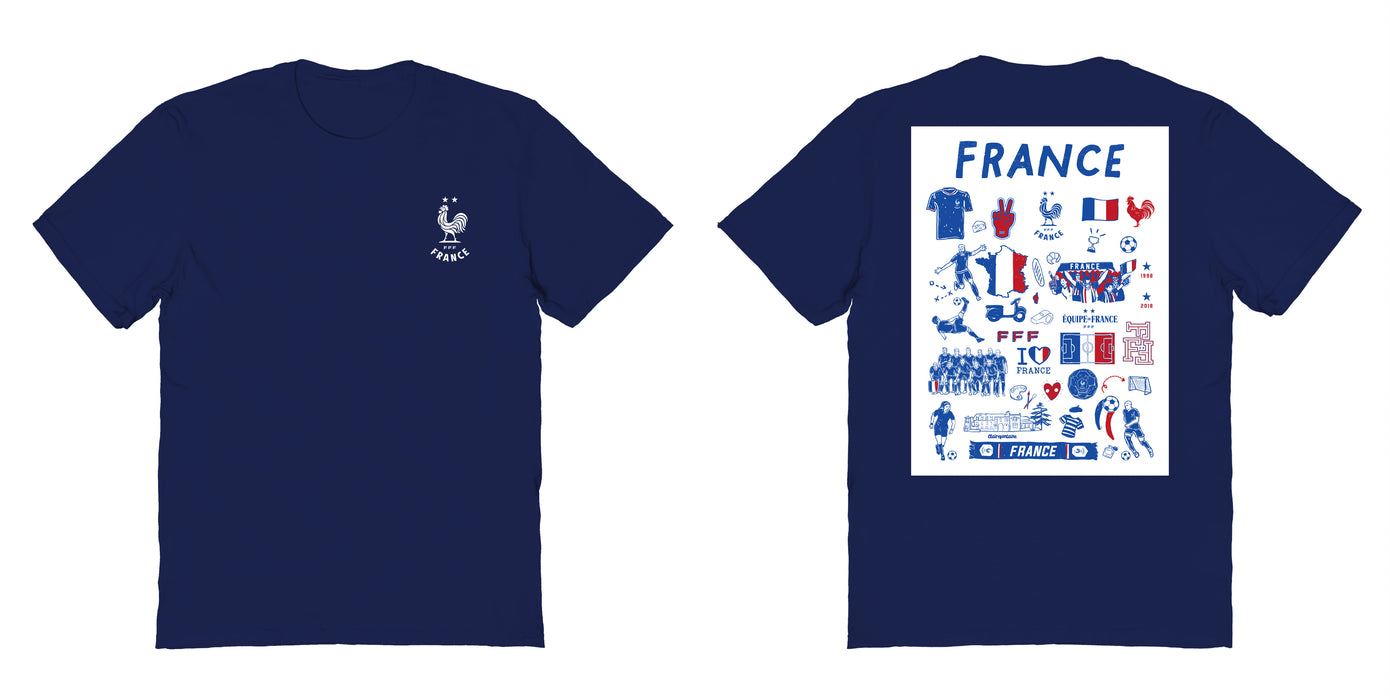 France National Team Womens  Cotton Impression Tshirt