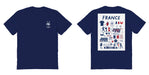 France National Team Womens  Cotton Impression Tshirt - Vive La Fête - Online Apparel Store