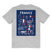 France National Team Womens  Cotton Impression Tshirt - Vive La Fête - Online Apparel Store