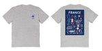 France National Team Womens  Cotton Impression Tshirt - Vive La Fête - Online Apparel Store