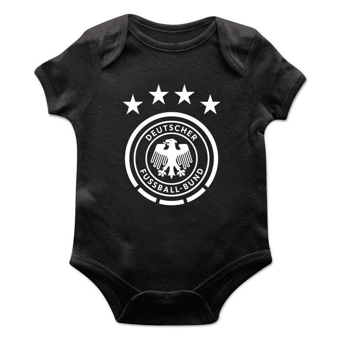 Germany National Soccer Team Infant Black Short Sleeve Bodysuit With Logo