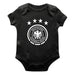 Germany National Soccer Team Infant Black Short Sleeve Bodysuit With Logo