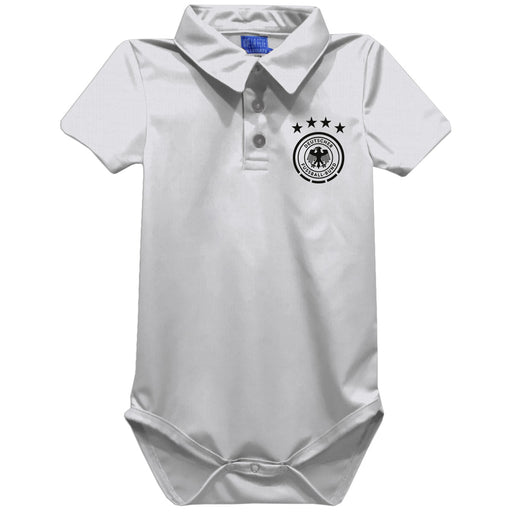 Germany National Team Vive La Fete Solid Polo Bodysuit - White