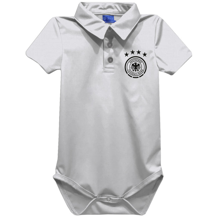 Germany National Team Vive La Fete Solid Polo Bodysuit - White