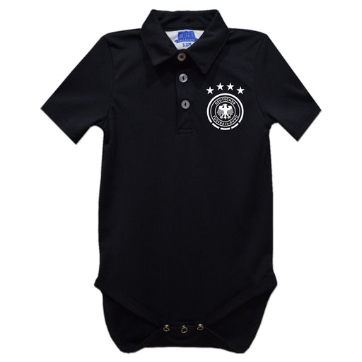 Germany National Team Vive La Fete Solid Polo Bodysuit - Black