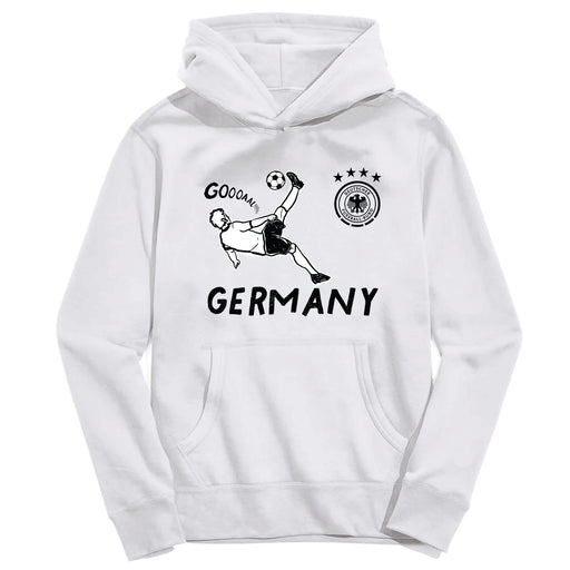 Germany National Soccer Team Youth White Pullover Cotton Hoodie
