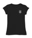 Germany National Soccer Team Black Girl´s Fitted Cotton T-shirt