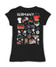 Germany National Soccer Team Black Girl´s Fitted Cotton T-shirt - Vive La Fête - Online Apparel Store