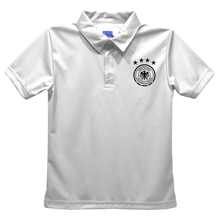Germany National Team Vive La Fete Solid Polo - White