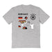 Germany National Soccer Team Impressions Artwork Grey Youth Cotton T-Shirt
