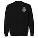 Germany National Soccer Team Impressions Artwork Women Black Cotton Fleece Long Sleeve Crew Neck
