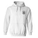 Germany National Soccer Team Impressions Artwork Women White Cotton Fleece Long Sleeve Hoodie