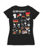 Germany National Soccer Team Women's V-neck Fitted Black Cotton T-Shirt - Vive La Fête - Online Apparel Store