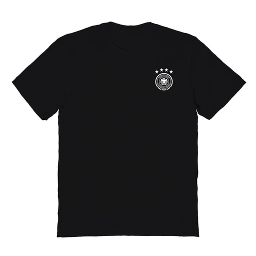 Germany National Soccer Team Impressions Artwork Womens Cotton Tshirt Black