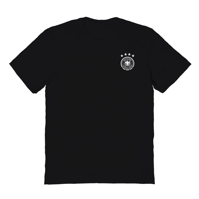 Germany National Soccer Team Impressions Artwork Womens Cotton Tshirt Black