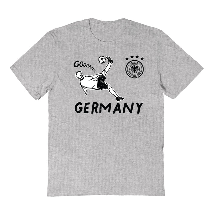 Germany National Soccer Team Womens Grey Cotton Tshirt